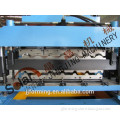 Double layer tapezoidal and metrocope roll forming machine